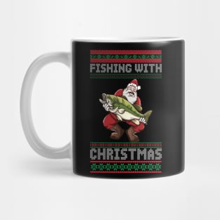 Fishing With Christmas Mug